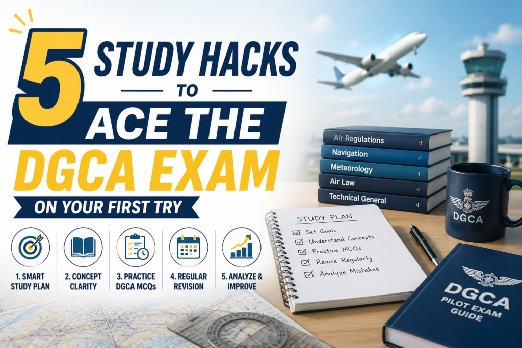 5 Study Hacks to Ace the DGCA Exam on Your First Try