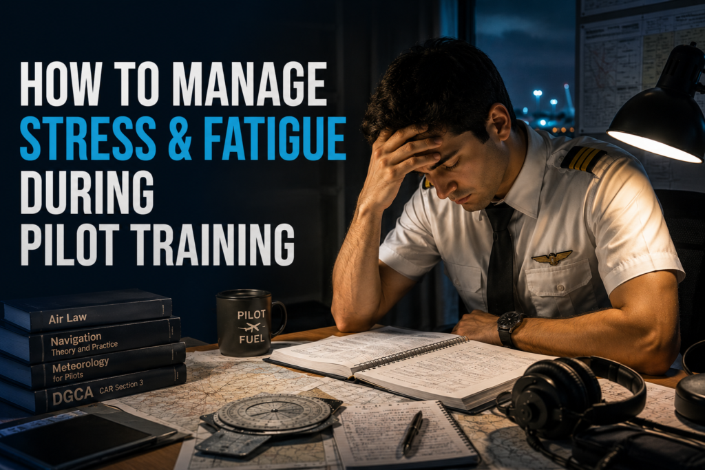 How to Manage Stress and Fatigue During Pilot Training