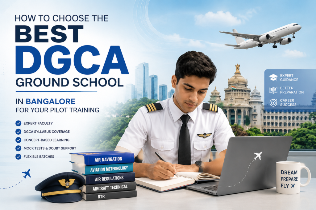 How to Choose the Best DGCA Ground School in Bangalore for Your Pilot Training