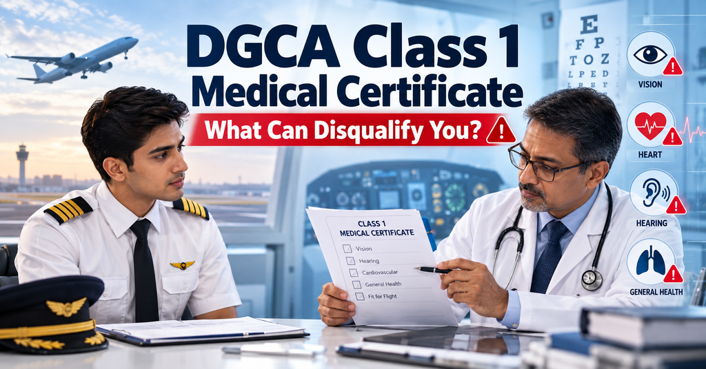 DGCA Class 1 Medical Certificate: What Can Disqualify You?